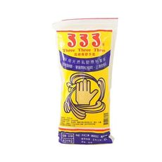 工業用橡膠手套 8.5*10.5吋 本色/黑色1雙