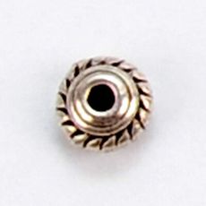 花片 藏銀隔珠5mm 配件8個【十方佛教文物】