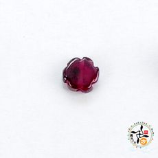 紅石榴石 圓隔片5mm  配件2個 【十方佛教文物】