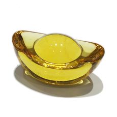 黃水晶琉璃元寶3.5公分