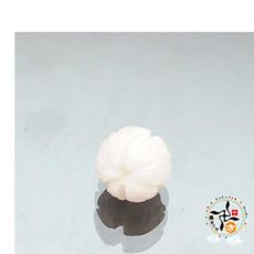 蓮花 硨磲 精雕8mm  配件1個【十方佛教文物】