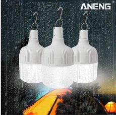 100W LED  燈泡 可充電式 停電緊急照明 智慧燈泡 露營燈 工作燈 夜市燈 地攤燈