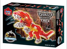 ArTec積木【日本製造】DINO系列-暴龍 100PCS/五種造型一次滿足