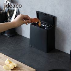 【日本 ideaco】方形桌邊按壓式垃圾桶-1.4L