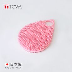 【日本東和TOWA】易起泡軟質矽膠雙面按摩沐浴刷