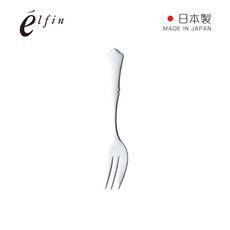 【日本高桑金屬】日製典雅不鏽鋼水果甜點叉-4入