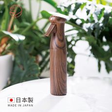【日本霜山】日本製氣壓式連續極細噴霧罐/荷蘭瓶-250ml-胡桃木紋