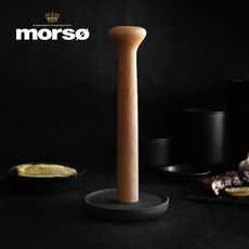 【丹麥Morsø】皇家黑爵士橡木鑄鐵廚房紙巾架