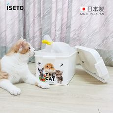 【日本ISETO】日製寵物飼料零食密封收納桶-7L