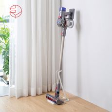【日本霜山】多用途直立式吸塵器/拖把金屬收納架
