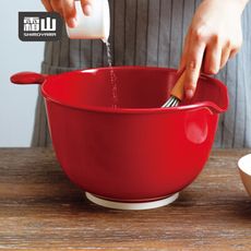 【日本霜山】仿瓷深型料理止滑攪拌盆-3.8L (打蛋盆/調理盆)