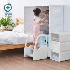 【+O家窩】艾米兒童安全扶手二階防滑輔助增高梯椅-DIY