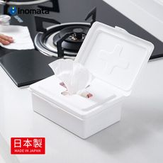 【日本INOMATA】掀蓋式十字抽取濕紙巾收納盒-加大款-2色可選