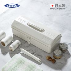 【日本TOYO】Y-350 日製山型提把式鋼製單層工具箱 (36公分/收納箱/手提箱)