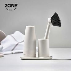 【丹麥ZONE】Singles餐具清潔二件組(附陶瓷收納座)