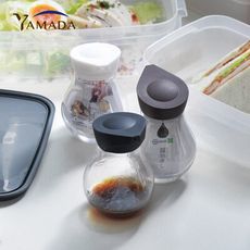 【日本山田YAMADA】按壓定量式PET油醋醬料分裝瓶-140ml-3入組(三色)