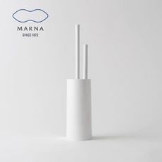 【日本MARNA】SLIM 纖形二合一隱藏式去汙零死角馬桶刷套組