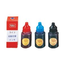 原子印油 LIFE NO.100 (2297) 每瓶10cc入 事務印章補充油 原子印章補充油