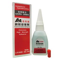 瞬間接著劑 A+A K-0450 工業用 三秒膠 瞬間膠 多用途瞬間接著劑 黏性強 強力瞬間接著劑
