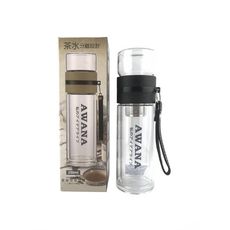 AWANA 茶水分離濾網玻璃杯 250ml 隨機出