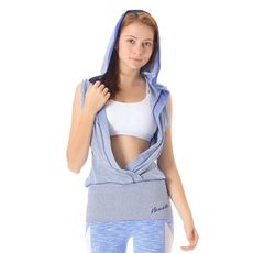 【NAMASTE】Sarah休閒連帽罩衫 - 水手藍