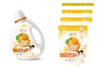 橘子工坊 天然濃縮洗衣精(1瓶)+補充包(4包) 制菌配方