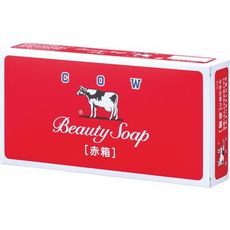 日本原裝進口 牛乳石鹼-紅盒香皂(玫瑰滋潤型)85g*3入裝