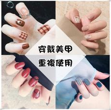 【The Nail Bar】自然貼片 彩繪 指甲貼片 美甲成品 穿戴式 可重複使用-3