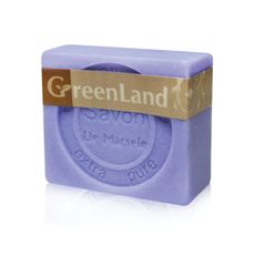 GreenLand  72%初榨橄欖油薰衣草馬賽皂90g(6入)組