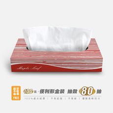 【每日情】80抽 連續抽取式日式面紙、衛生紙 100盒/箱，飯店用品