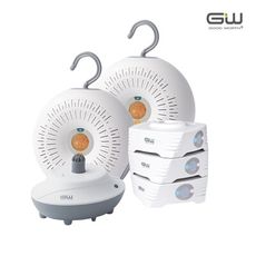 【GW水玻璃】最新款 MIT台灣專利製造 無線除濕機 4件組