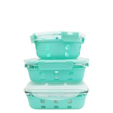 【富樂屋】新潮流耐熱玻璃保鮮盒 三件組 (TSL-125)