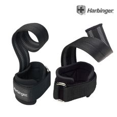 【HARBINGER】#21700 黑色 重訓拉力帶/抓舉助力帶 BIG GRIP PRO