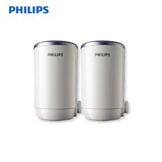 【Philips 飛利浦】日本原裝 水龍頭型淨水器專用濾心 5重超濾複合濾心 WP3922 二入組