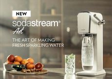 【Sodastream】 ART 自動扣瓶氣泡水機(白色)