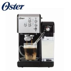 【美國Oster】奶泡大師二代+隨享義式咖啡機-經典銀(義式/膠囊兩用) BVSTEM6701SS