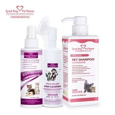 【GBPH好寶貝】癢癢舒敏防舔咬噴霧150ml+腳掌清潔慕斯150ml+問題肌修復洗毛精500ml