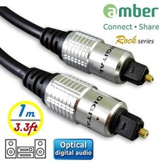 amber S/PDIF 光纖數位音訊傳輸線Toslink對Toslink-【1M】支援PS4