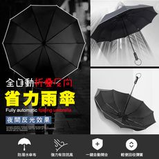 全自動折疊反向省力雨傘