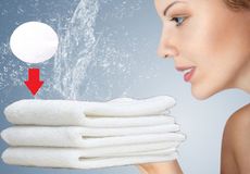 多用途乾淨壓縮純棉毛巾