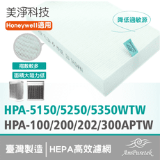 抗敏濾網|適用Honeywell HPA100 200 202 300 5150 5250 5350