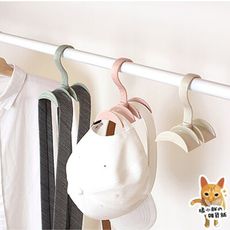 [兩入組] 創意掛領帶架 衣櫃免釘掛架 多功能掛架 包包收納掛架 掛包架 掛衣架