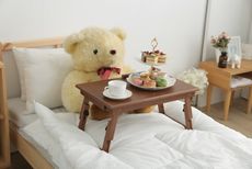 日式　Marie 床邊沙發收納折合懶人桌