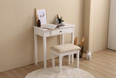 無印簡約書桌椅組 辦公桌 閱讀桌 化妝桌-簡易組裝