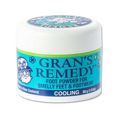 紐西蘭Gran's Remedy老奶奶-長效淨味約6個月清爽神奇除臭鞋粉50g/罐(鞋內足部去腳氣)