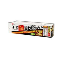 日本LEC激落君-黑霉君鹼性凝膠除霉膏大容量200g /盒(附平鏟刮板1入)