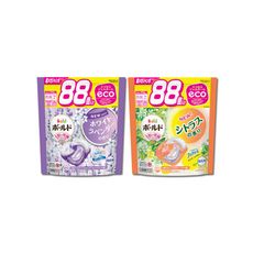 日本P&G-Bold強洗淨4合1消臭柔軟香氛洗衣凝膠球88顆/袋