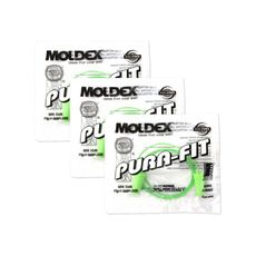 (3包超值組)美國MOLDEX-PuraFit超靜音慢回彈隔音耳塞-型號6900帶線版綠色1對/包