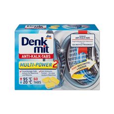 德國DM( Denk mit)洗衣機槽汙垢清潔錠 60顆/盒 獨立包裝(滾筒式和直立式皆適用)