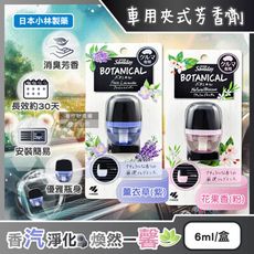 日本小林製藥-Sawaday BOTANICAL車用空調出風口專用夾式芳香劑6ml/盒(汽車擴香)